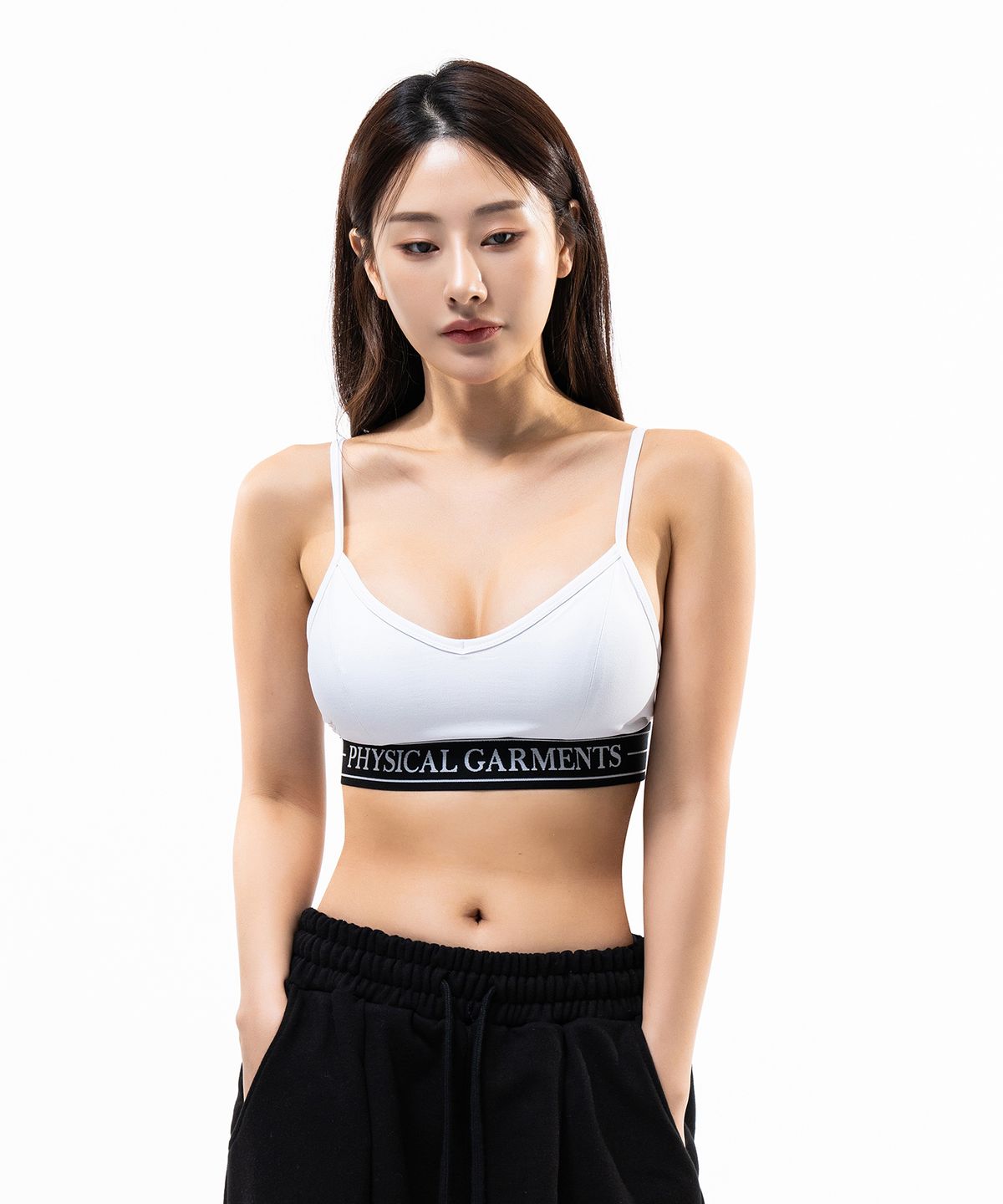 피지컬가먼츠(PHYSICAL GARMENTS) P5023 우먼 밴드 브라탑 [2 COLOR]