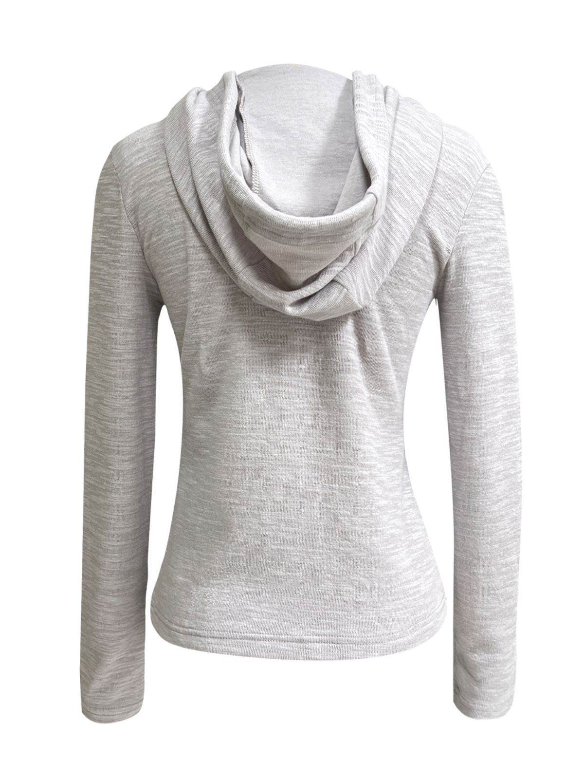 쎄쎄쎄(SETSETSET) SHIRRING CARGO HOOD ZIP-UP GREY