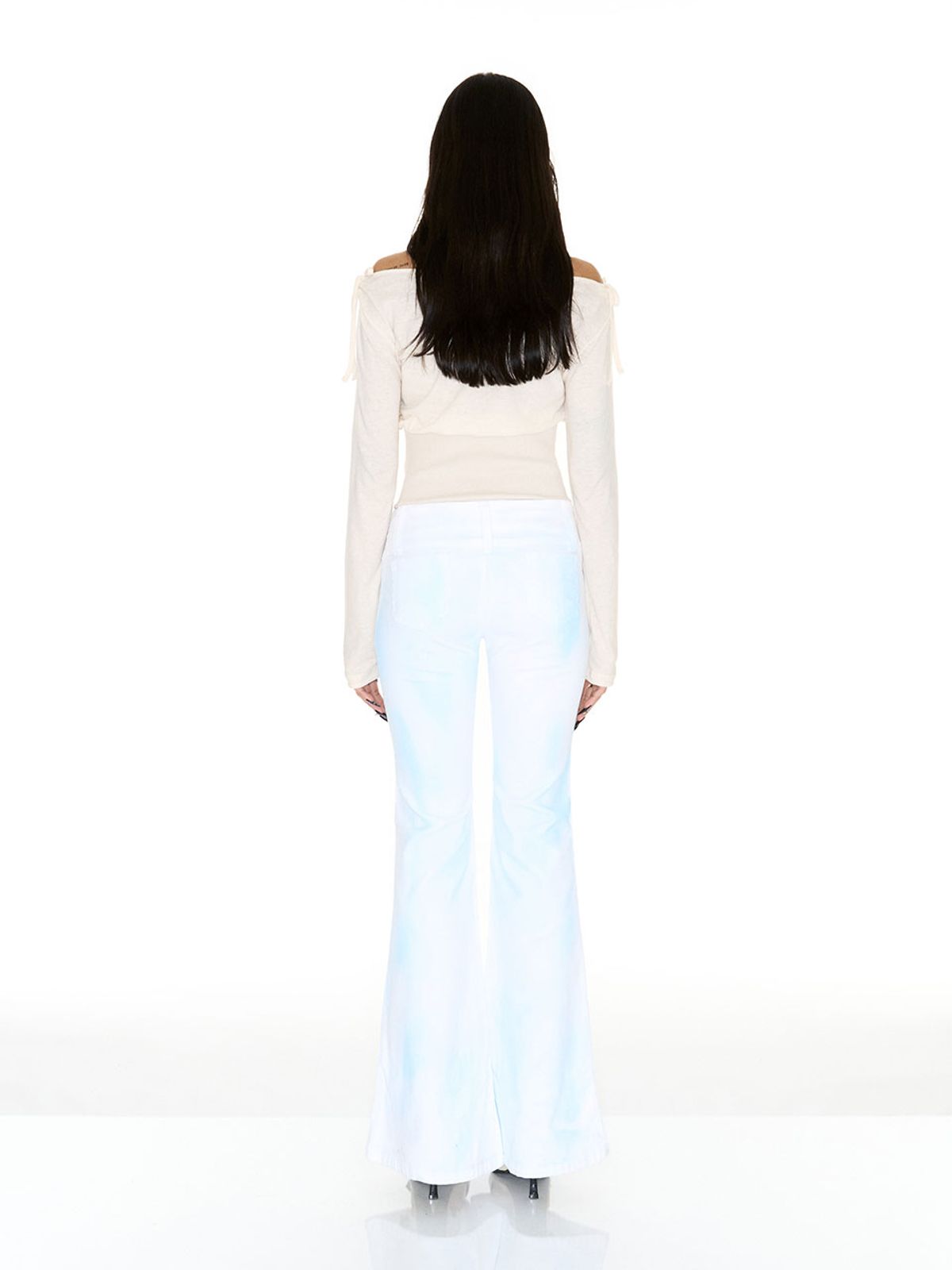 쎄쎄쎄(SETSETSET) LAVIGNE OFF-SHOULDER SHIRRING TOP IVORY