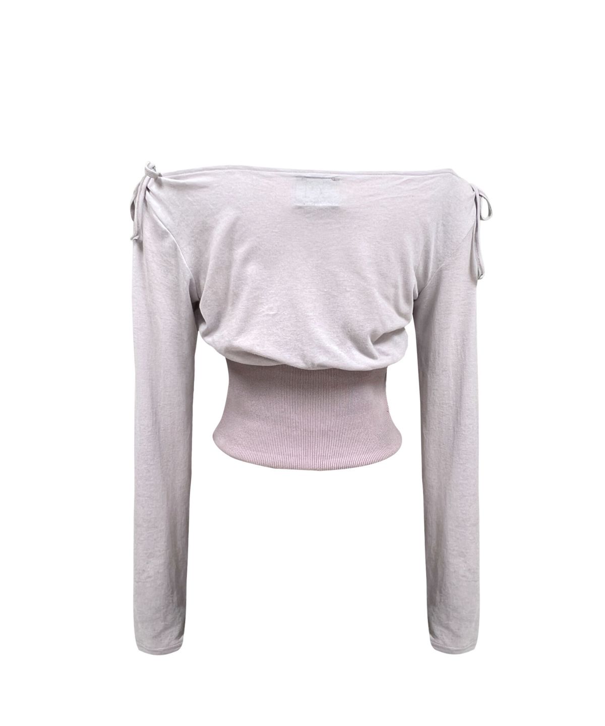 쎄쎄쎄(SETSETSET) LAVIGNE OFF-SHOULDER SHIRRING TOP LILAC