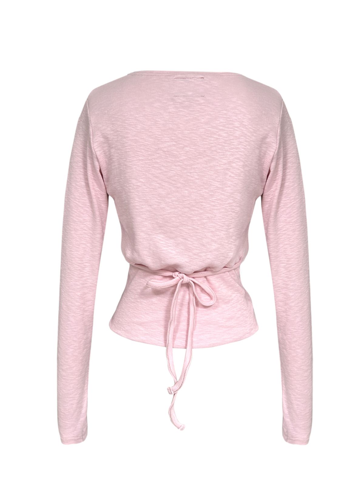쎄쎄쎄(SETSETSET) ARHA WRAP T-SHIRT PINK