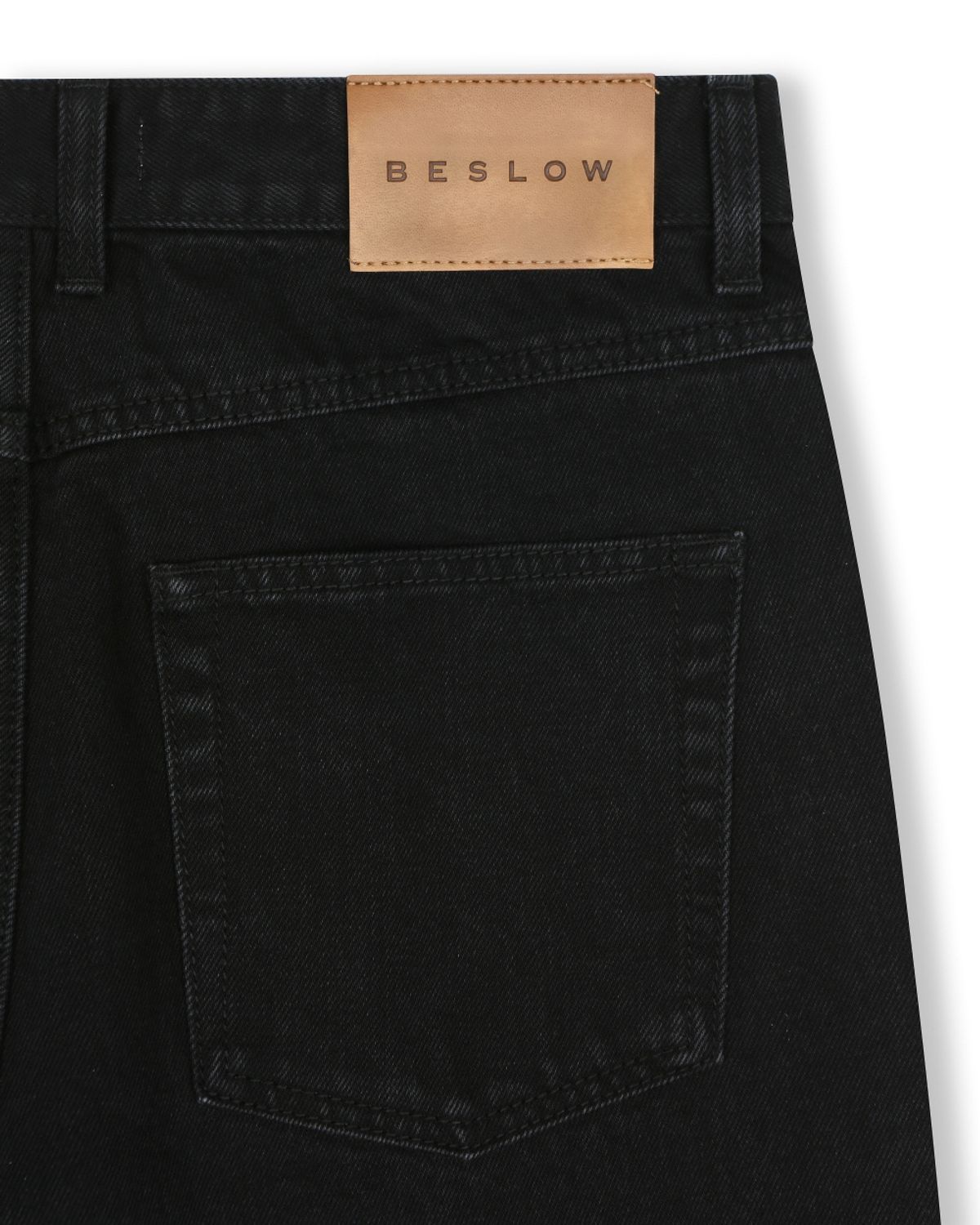 비슬로우(BESLOW) [비슬로우X패션약국]SEMI BOOTSCUT DENIM PANTS BLACK