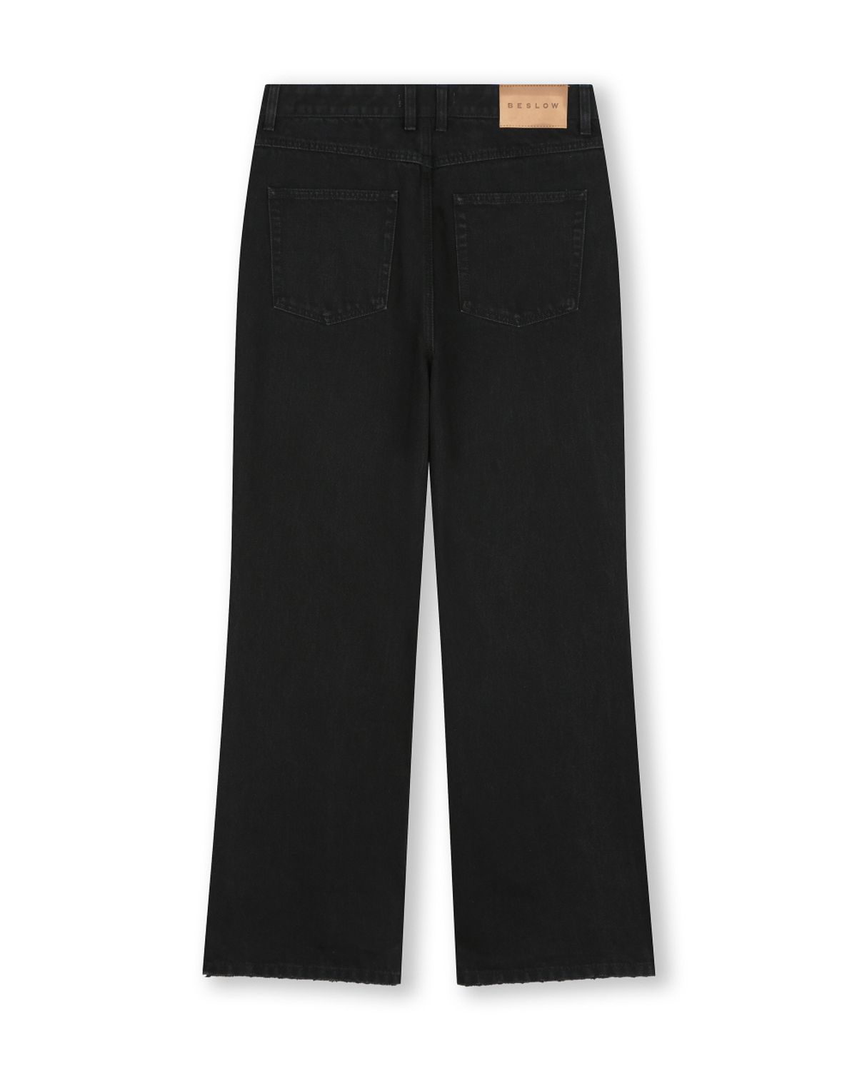 비슬로우(BESLOW) [비슬로우X패션약국]SEMI BOOTSCUT DENIM PANTS BLACK
