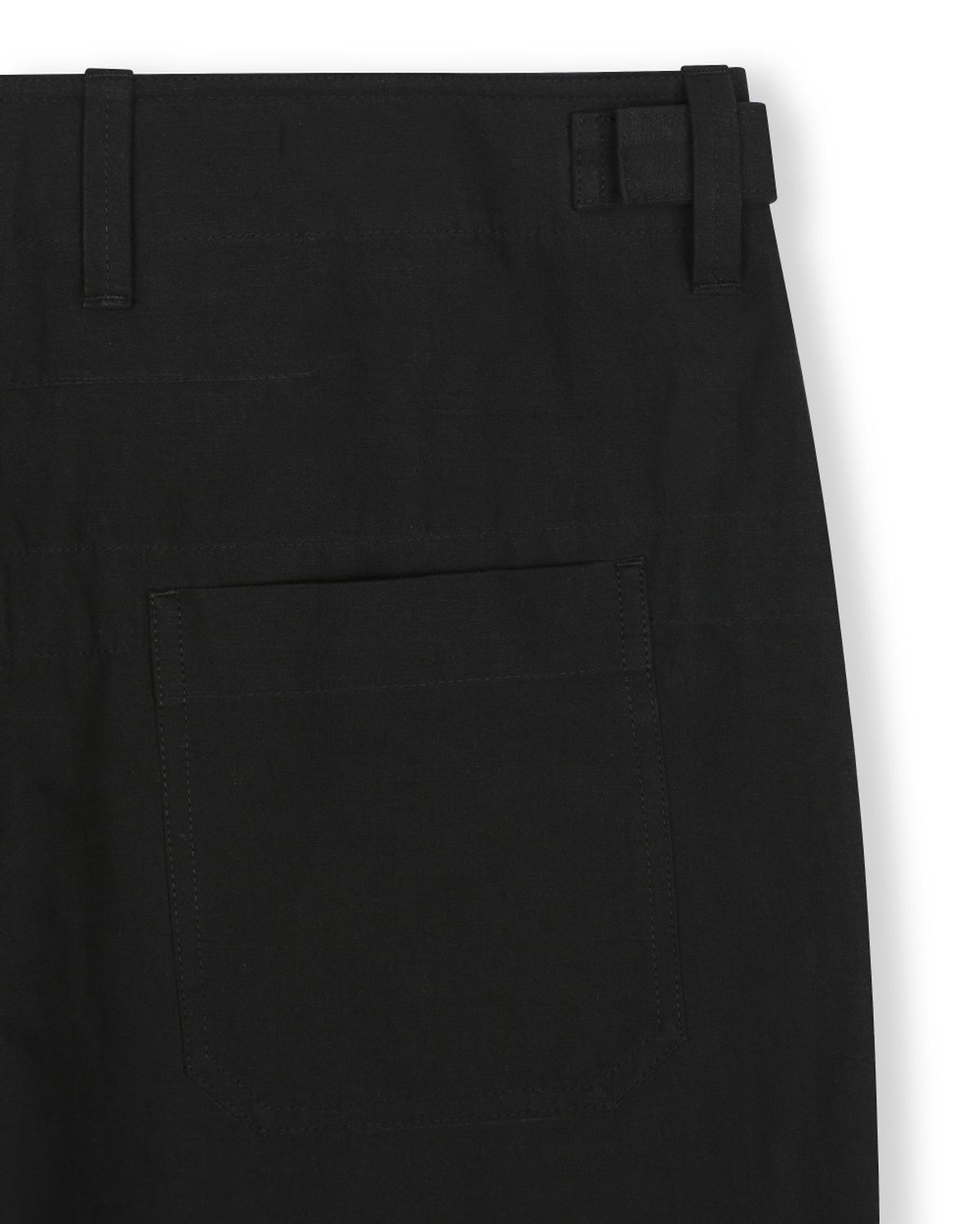 비슬로우(BESLOW) LINEN CHINO PANTS BLACK