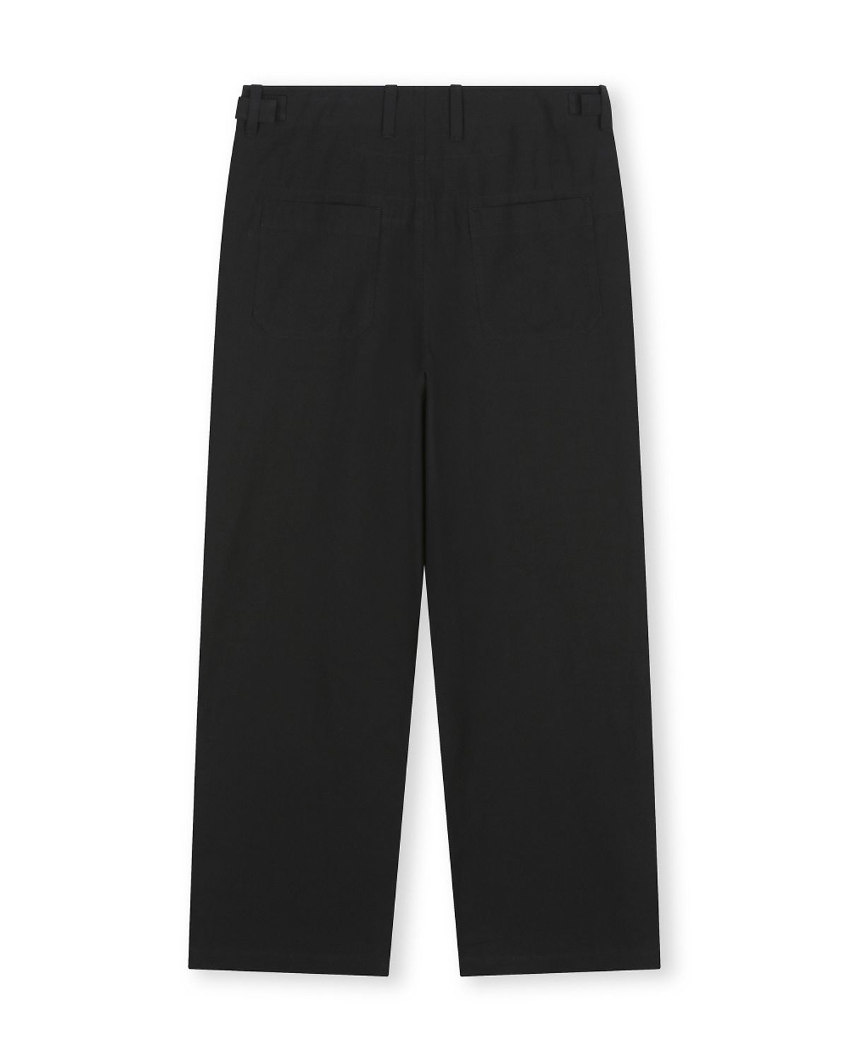 비슬로우(BESLOW) LINEN CHINO PANTS BLACK
