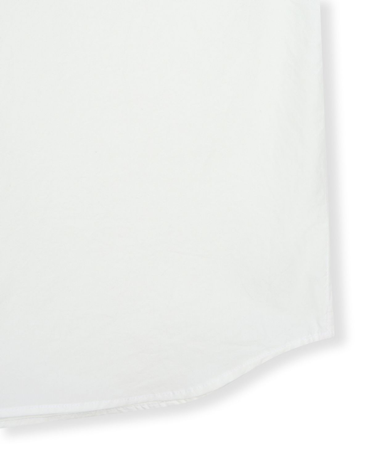 비슬로우(BESLOW) WASHED MILITARY HALF SHIRT WHITE