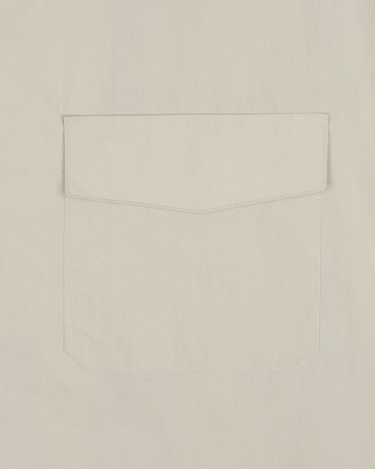 비슬로우(BESLOW) WASHED MILITARY HALF SHIRT ECRU