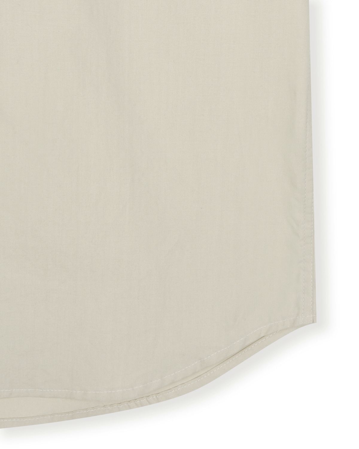 비슬로우(BESLOW) WASHED MILITARY HALF SHIRT ECRU