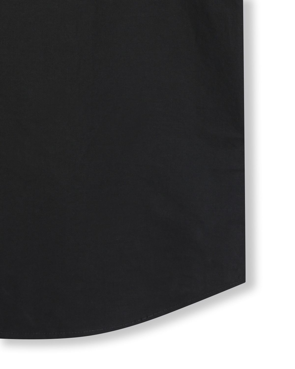 비슬로우(BESLOW) WASHED MILITARY HALF SHIRT BLACK
