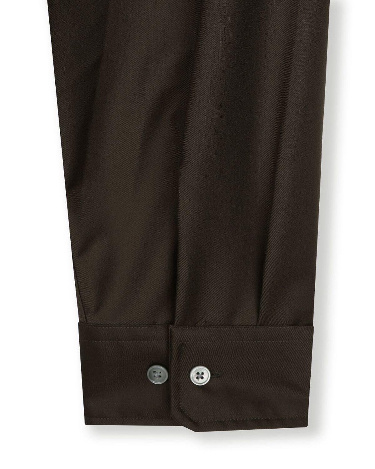 비슬로우(BESLOW) MILITARY CONVERTIBLE COLLAR SHIRT DARK BROWN