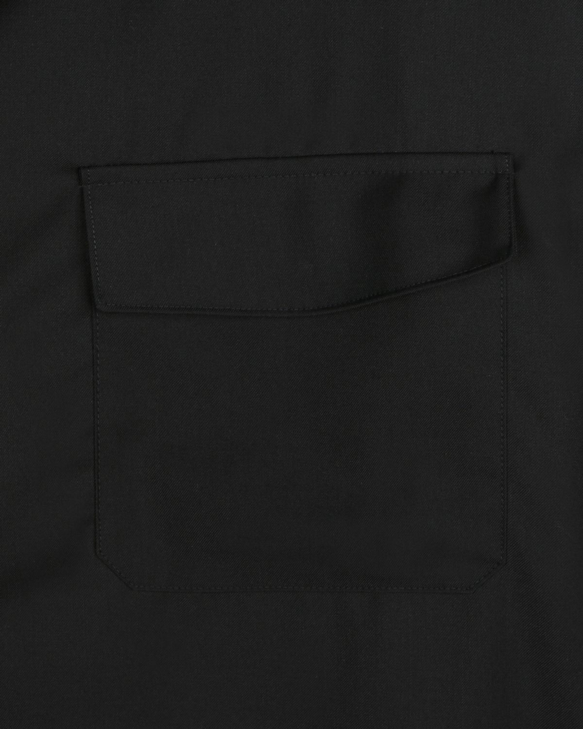 비슬로우(BESLOW) MILITARY CONVERTIBLE COLLAR SHIRT BLACK