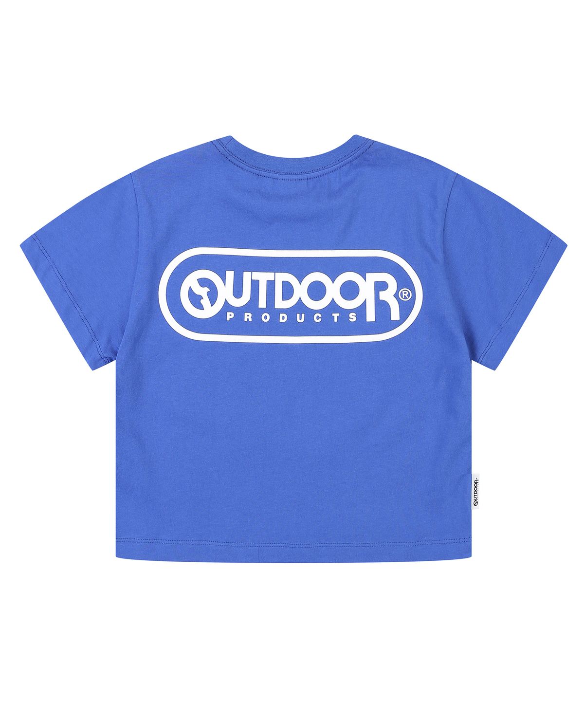 아웃도어 프로덕츠(OUTDOOR PRODUCTS) 여성 스몰로고 크롭 티셔츠 W SMALL LOGO CROP T-SHIRTS