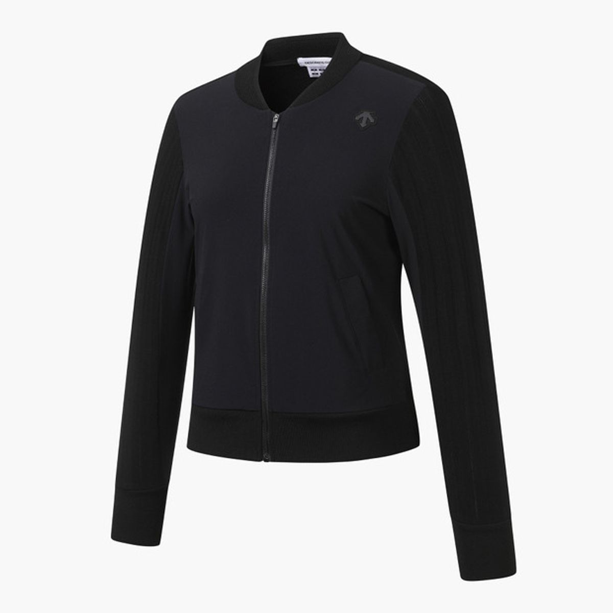 데상트 골프(DESCENTE GOLF) 여성 홑겹 니트 하이브리드 바람막이 (DP12WFBL31)