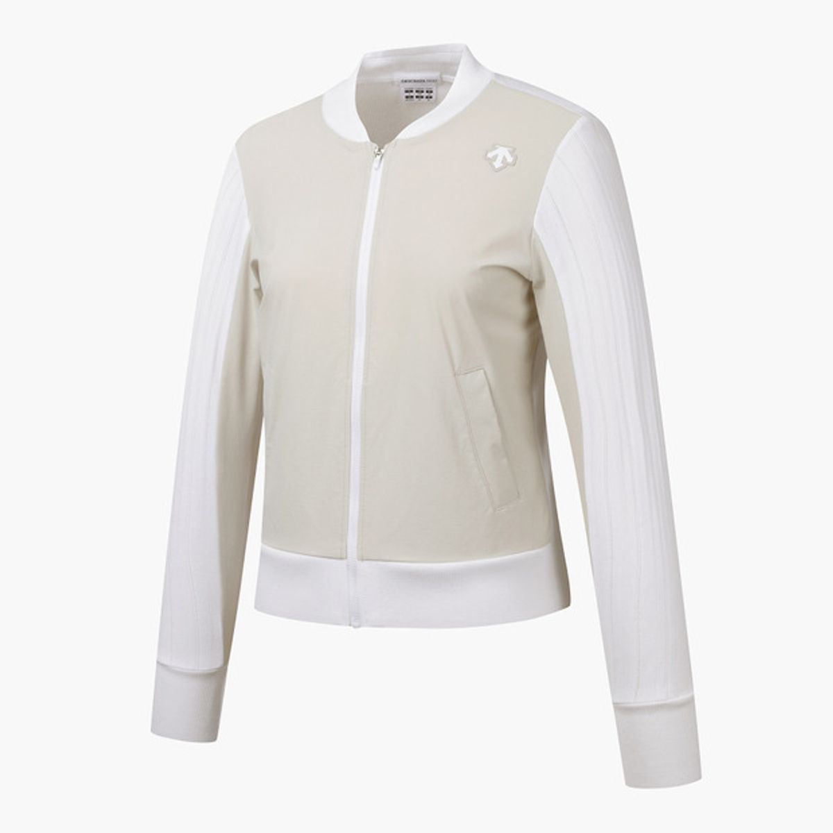 데상트 골프(DESCENTE GOLF) 여성 홑겹 니트 하이브리드 바람막이 (DP12WFBL31)