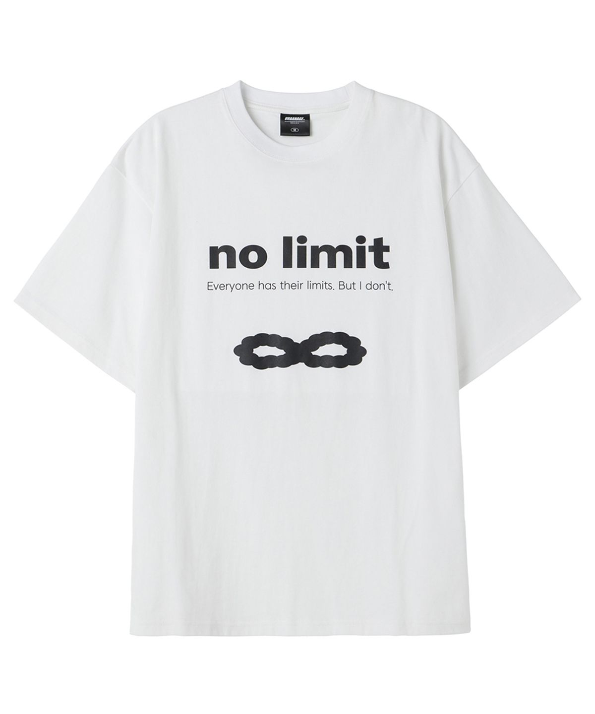 어반에이지(URBANAGE) No Limit 오버 반팔_화이트