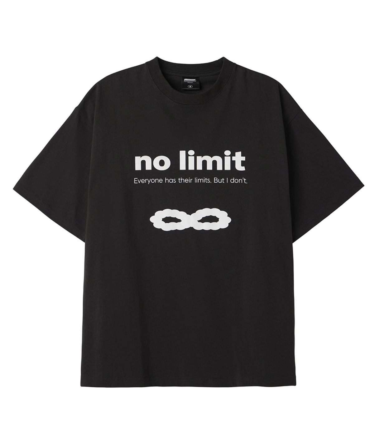 어반에이지(URBANAGE) No Limit 오버 반팔_차콜