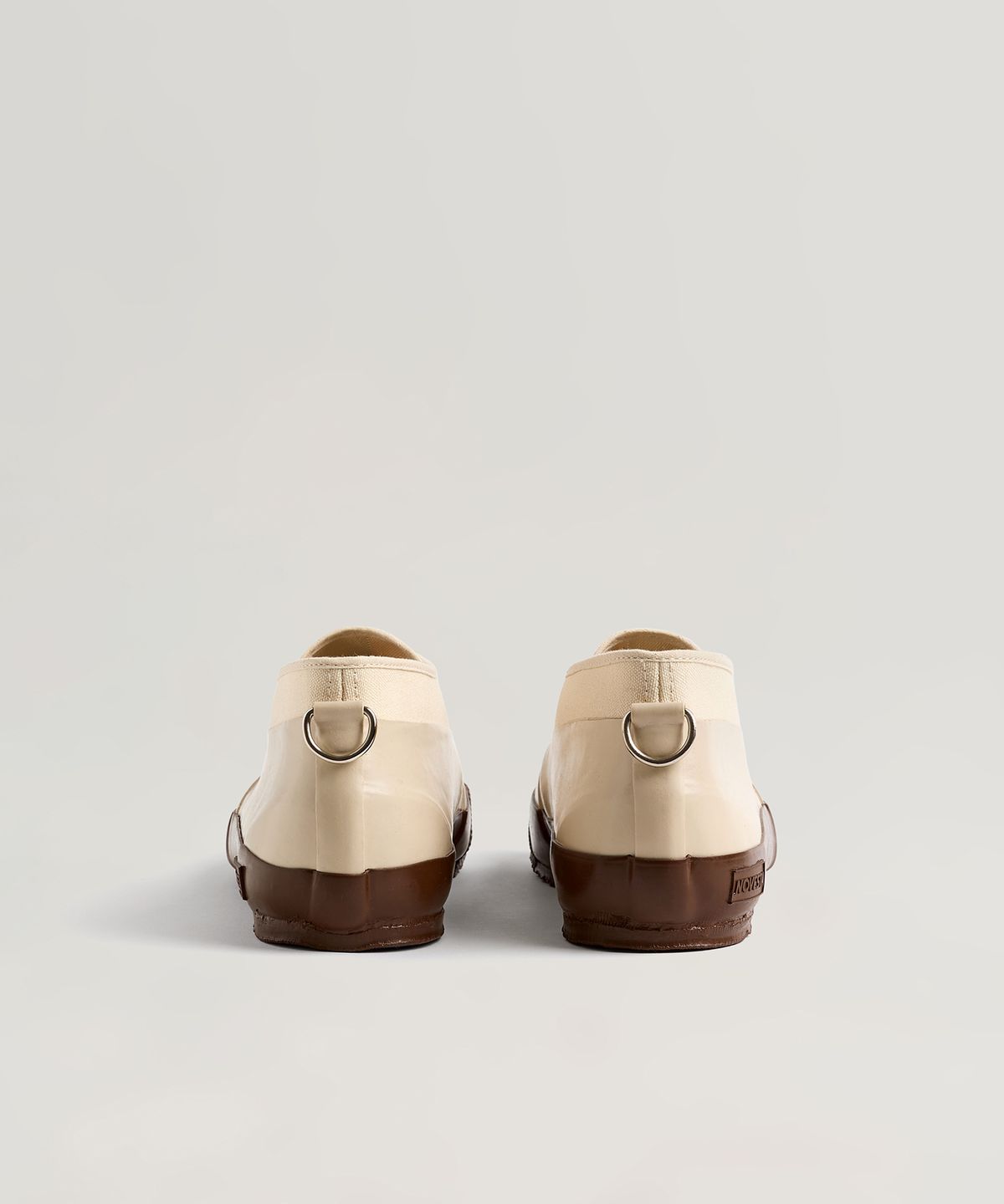 노베스타(NOVESTA) 러버 스니커즈 로우 Ecru/Brown