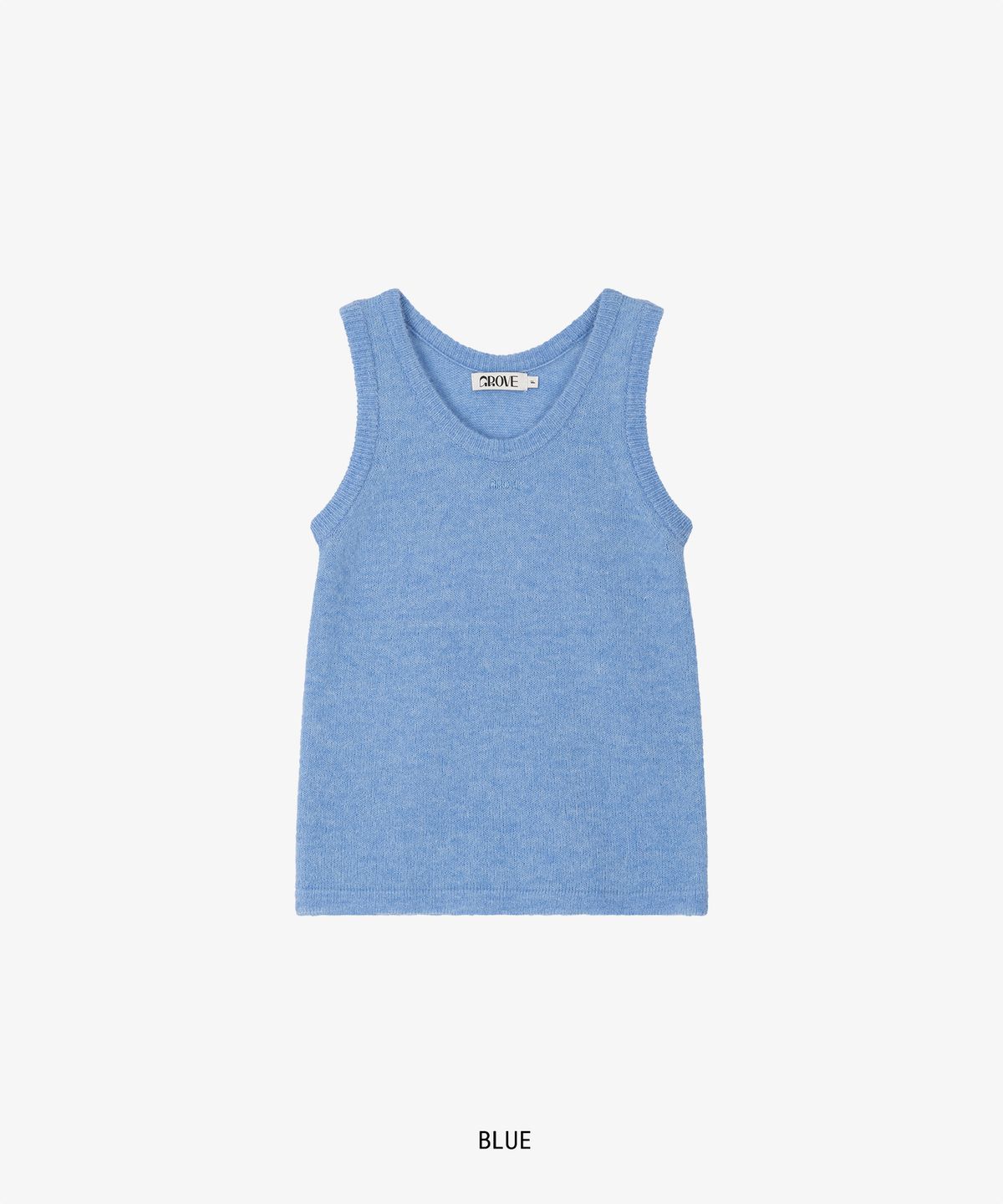 그로브(GROVE) JASE KNIT SLEEVELESS_BLUE