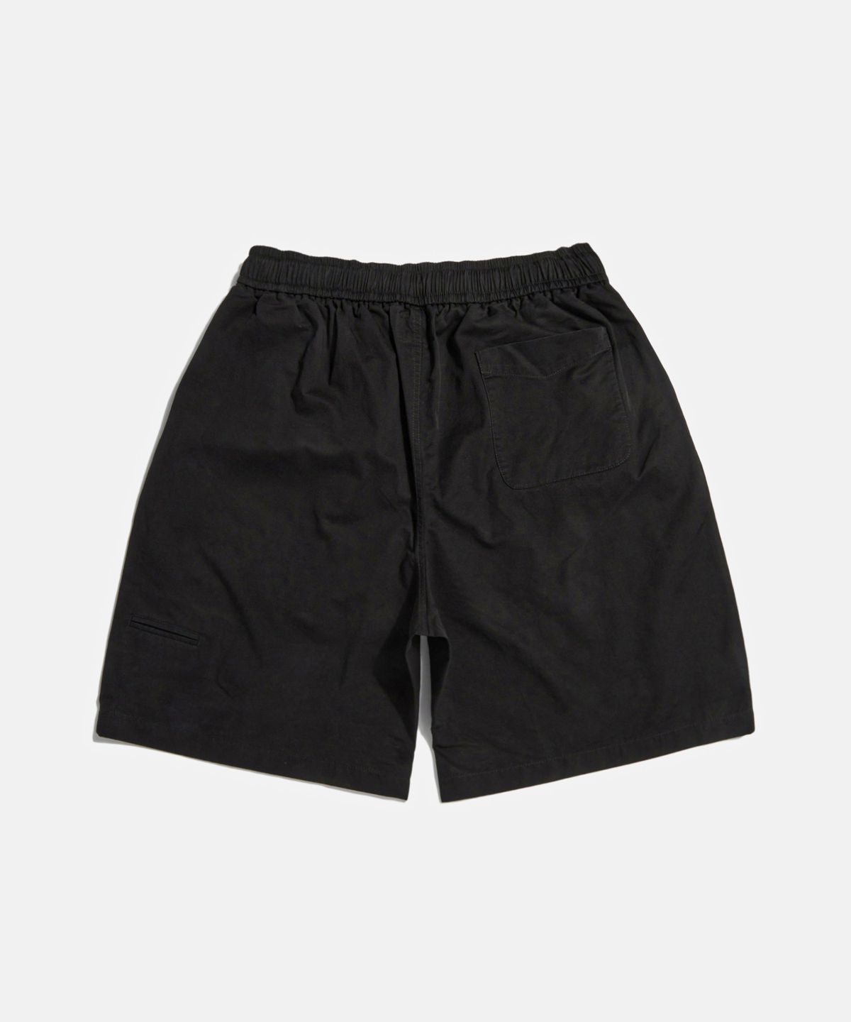 에스피오나지(ESPIONAGE) Wide Officer Shorts Black