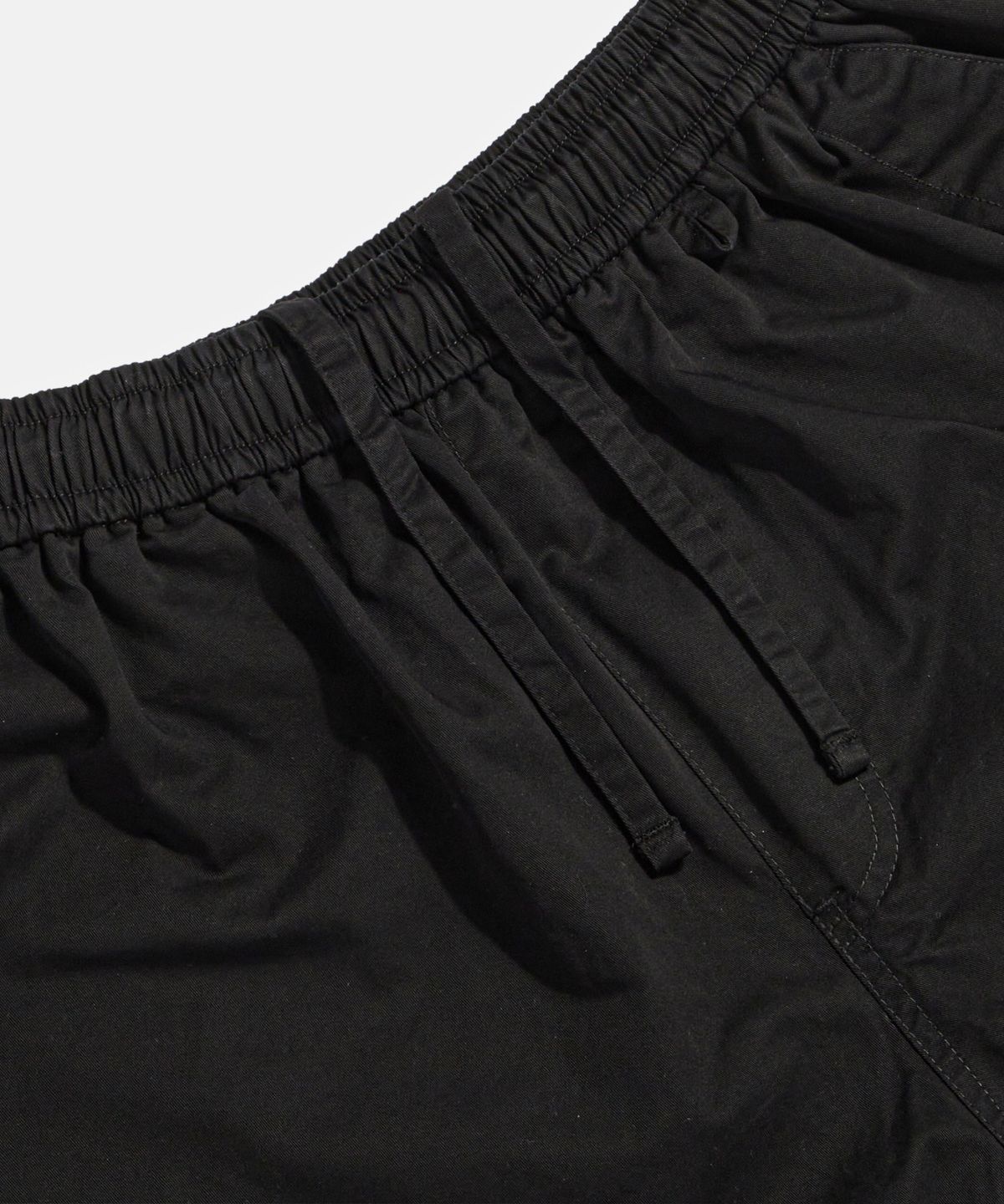에스피오나지(ESPIONAGE) Wide Officer Shorts Black