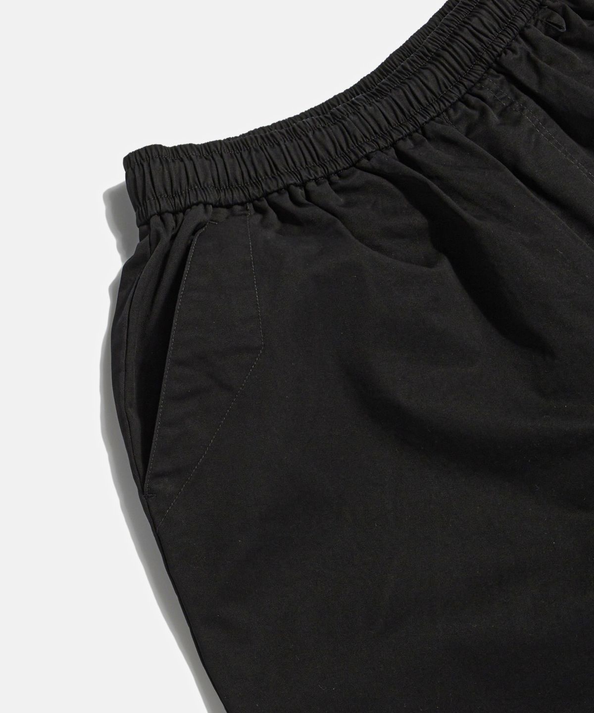 에스피오나지(ESPIONAGE) Wide Officer Shorts Black
