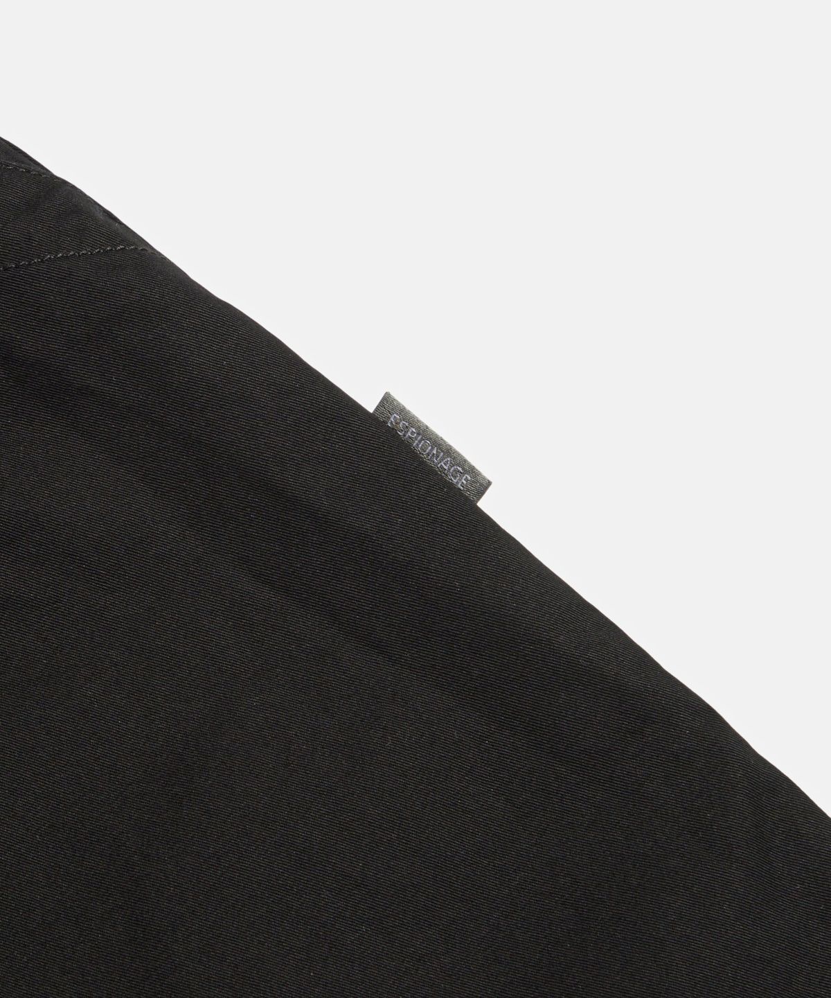 에스피오나지(ESPIONAGE) Wide Officer Shorts Black