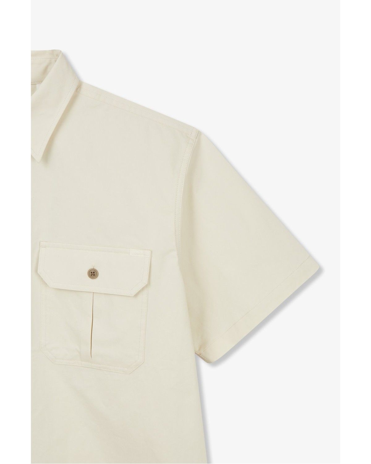 맨온더분(MAN ON THE BOON) [WOOLRICH] 투 포켓 코튼 블렌드 셔츠_오프 화이트 4714160203