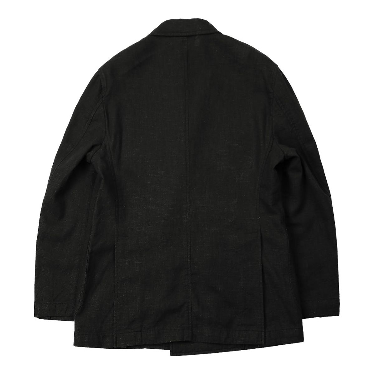 솔티(SORTIE) 6B Linen Washed Double Jacket (Black)