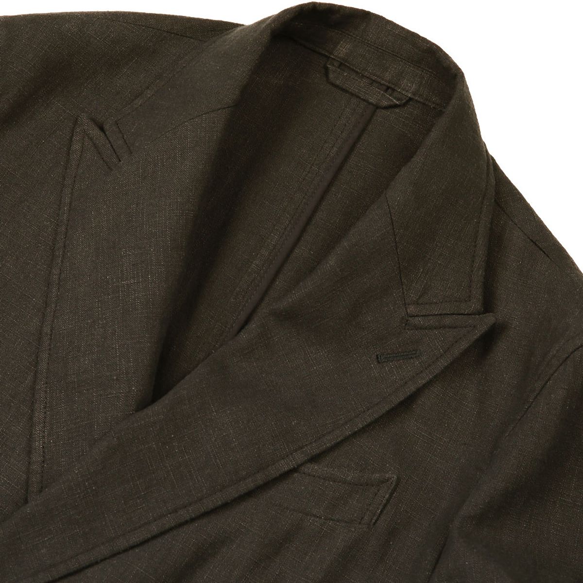 솔티(SORTIE) 6B Linen Washed Double Jacket (Brown)