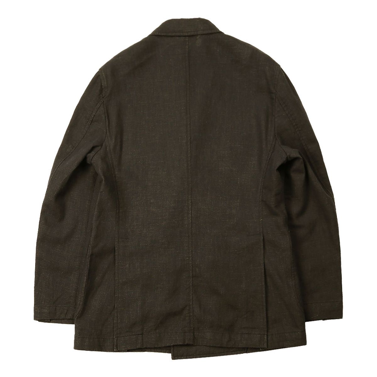 솔티(SORTIE) 6B Linen Washed Double Jacket (Brown)