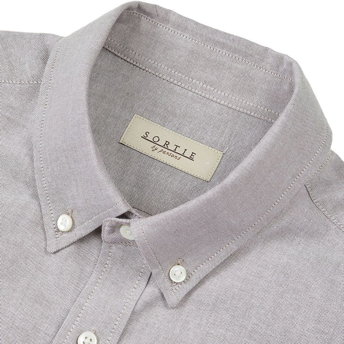솔티(SORTIE) 041 Oxford Button-down Shirts (Brown)
