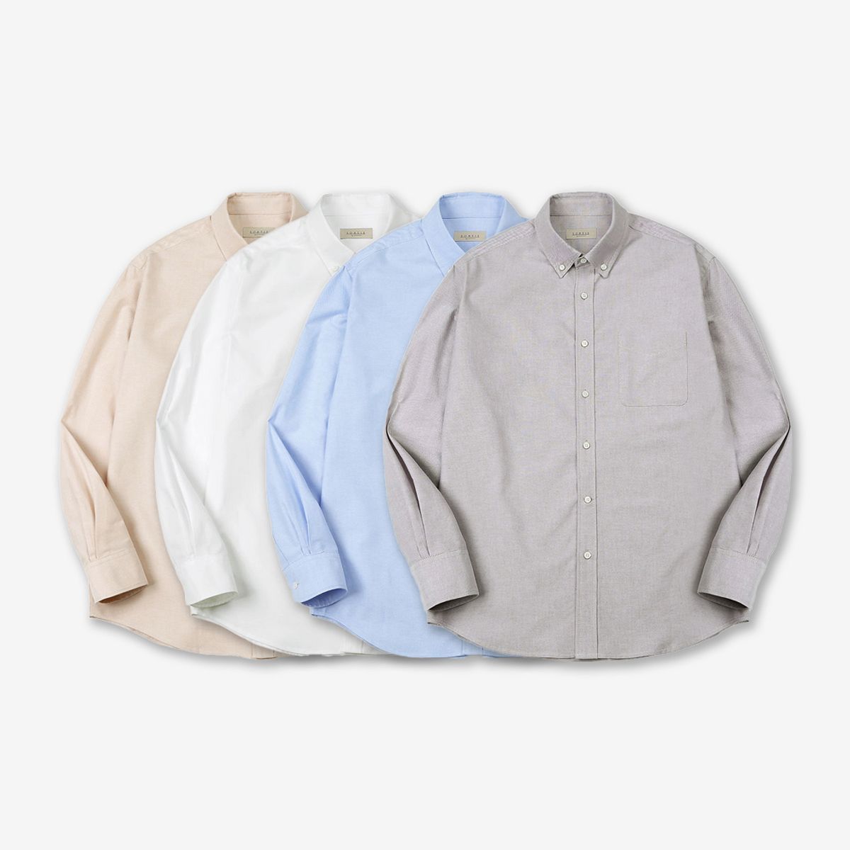 솔티(SORTIE) 041 Oxford Button-down Shirts (Sky Blue)