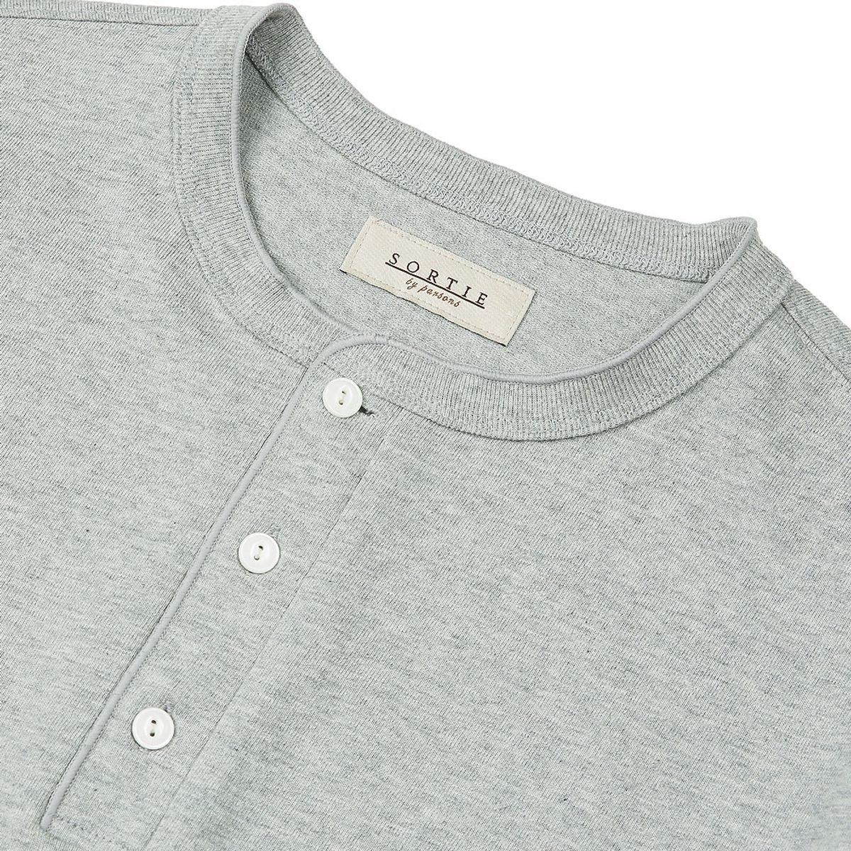솔티(SORTIE) Utility Henly neck Long Sleeve (Gray)