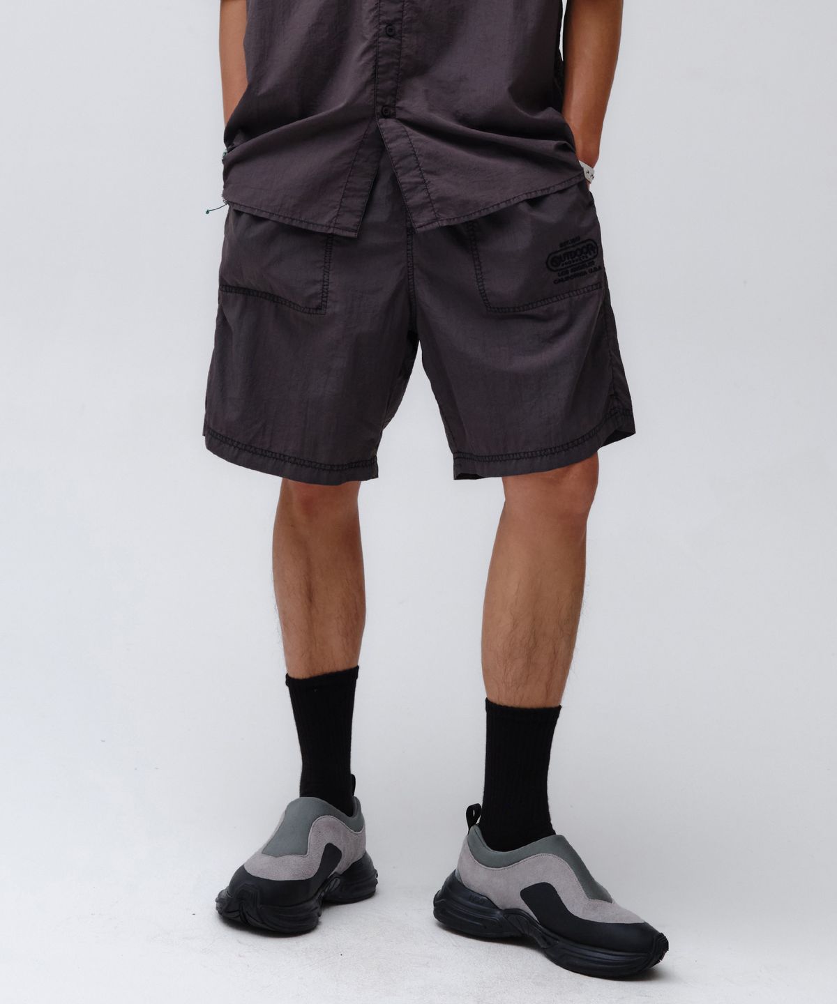 아웃도어 프로덕츠(OUTDOOR PRODUCTS) 나일론 셋업 쇼츠 NYLON SET-UP SHORTS