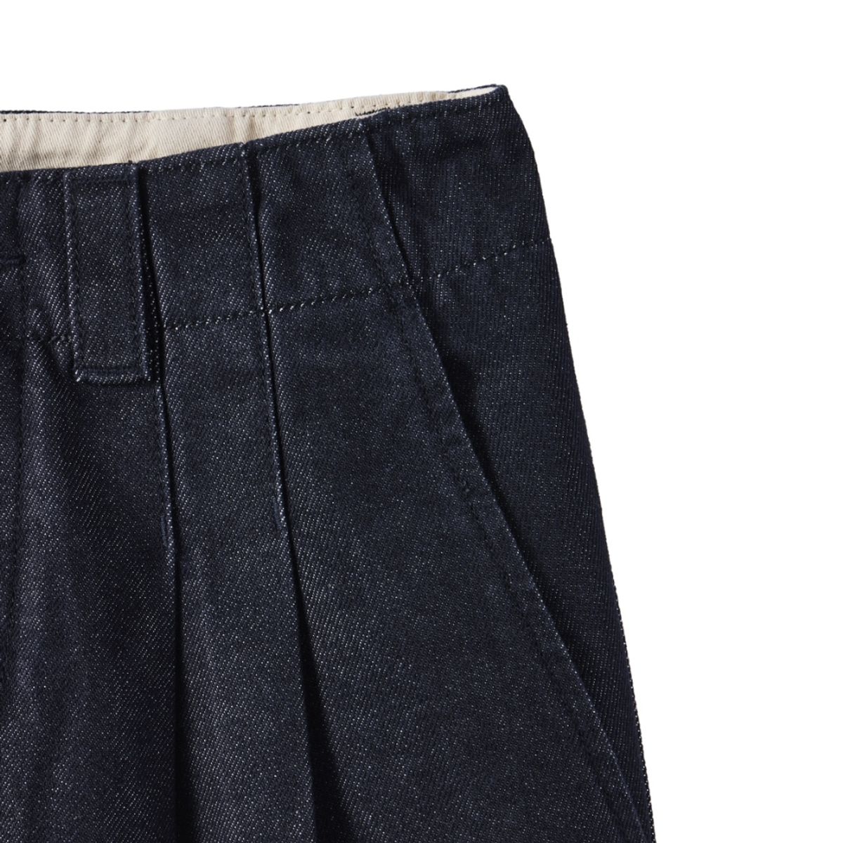 브롬톤 런던(BROMPTON LONDON) 1975 DENIM TWO TUCK TROUSERS - INDIGO (P242UDP423)
