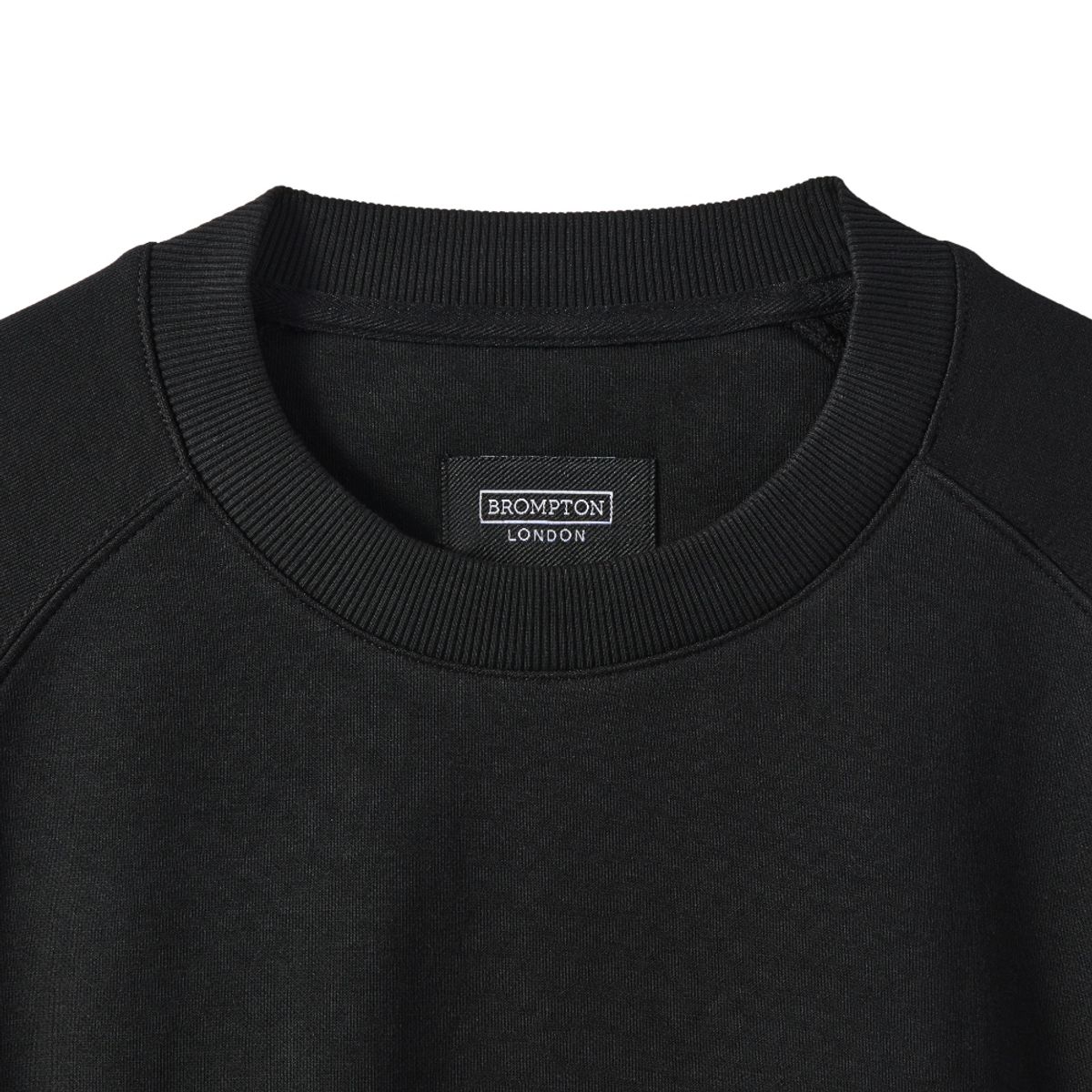 브롬톤 런던(BROMPTON LONDON) W ZIPPER DETAIL SWEATSHIRT - BLACK (P241WSW303)