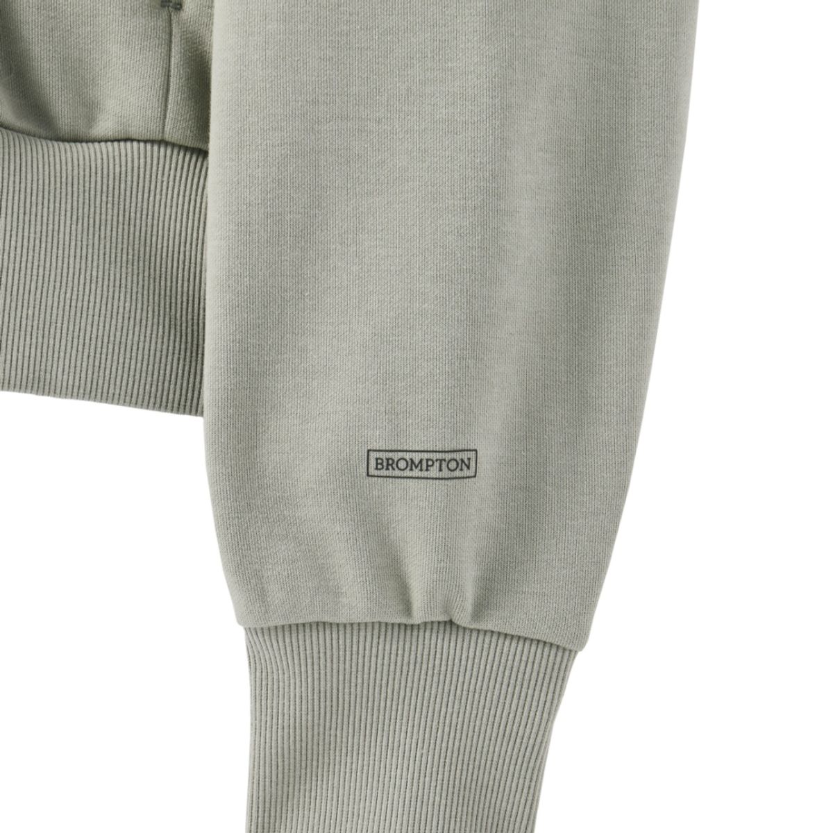 브롬톤 런던(BROMPTON LONDON) W ZIPPER DETAIL SWEATSHIRT - LIGHT KHAKI (P241WSW303)