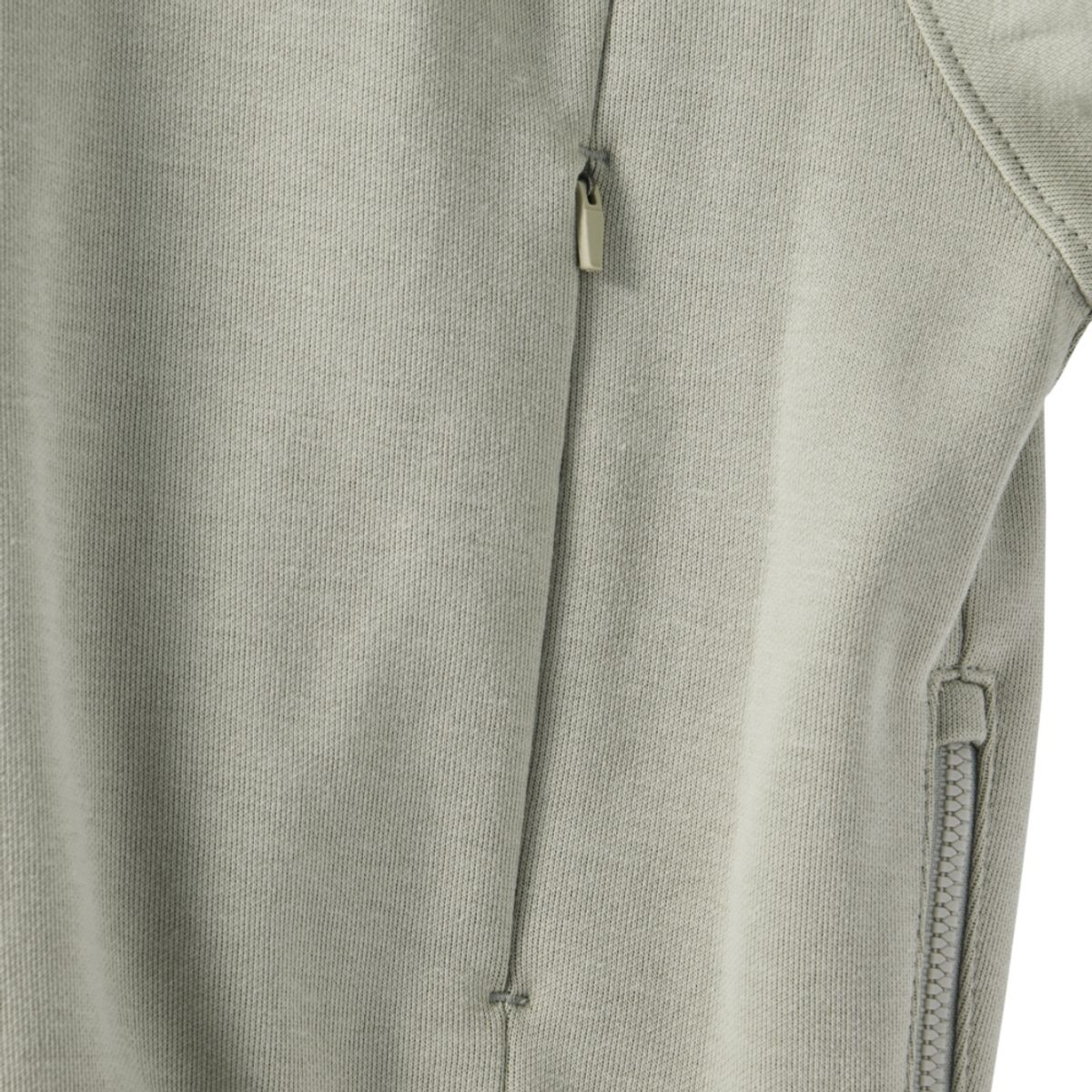 브롬톤 런던(BROMPTON LONDON) W ZIPPER DETAIL SWEATSHIRT - LIGHT KHAKI (P241WSW303)