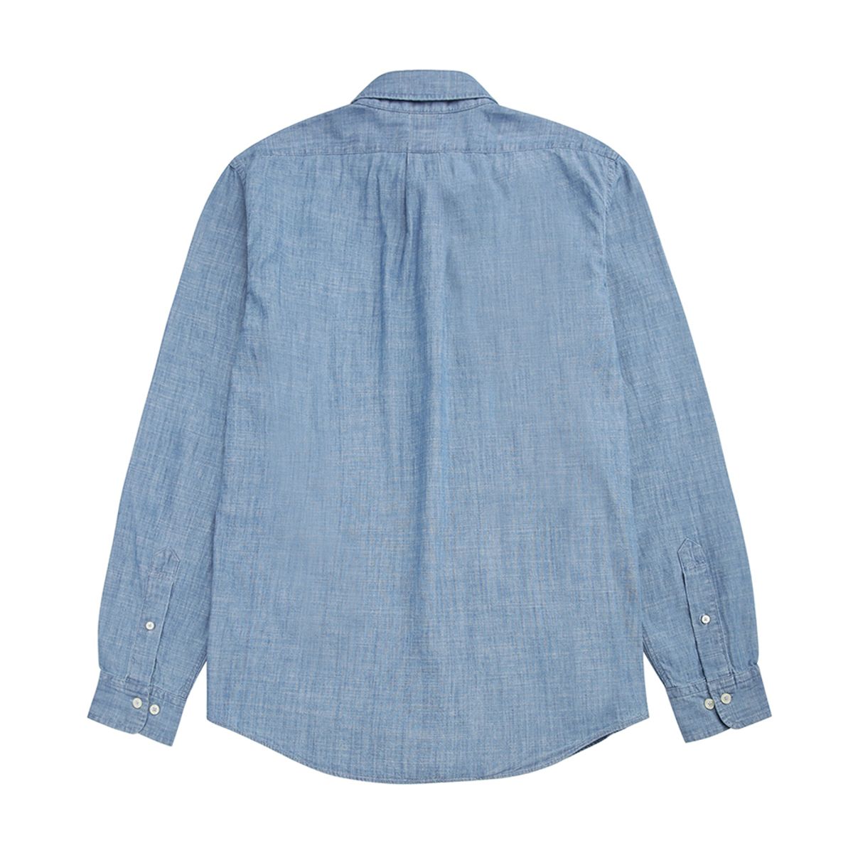브룩스 브라더스(BROOKS BROTHERS) 레귤러핏 코튼 샴브레이 셔츠 (라이트블루) (BBTHMM2533LES)
