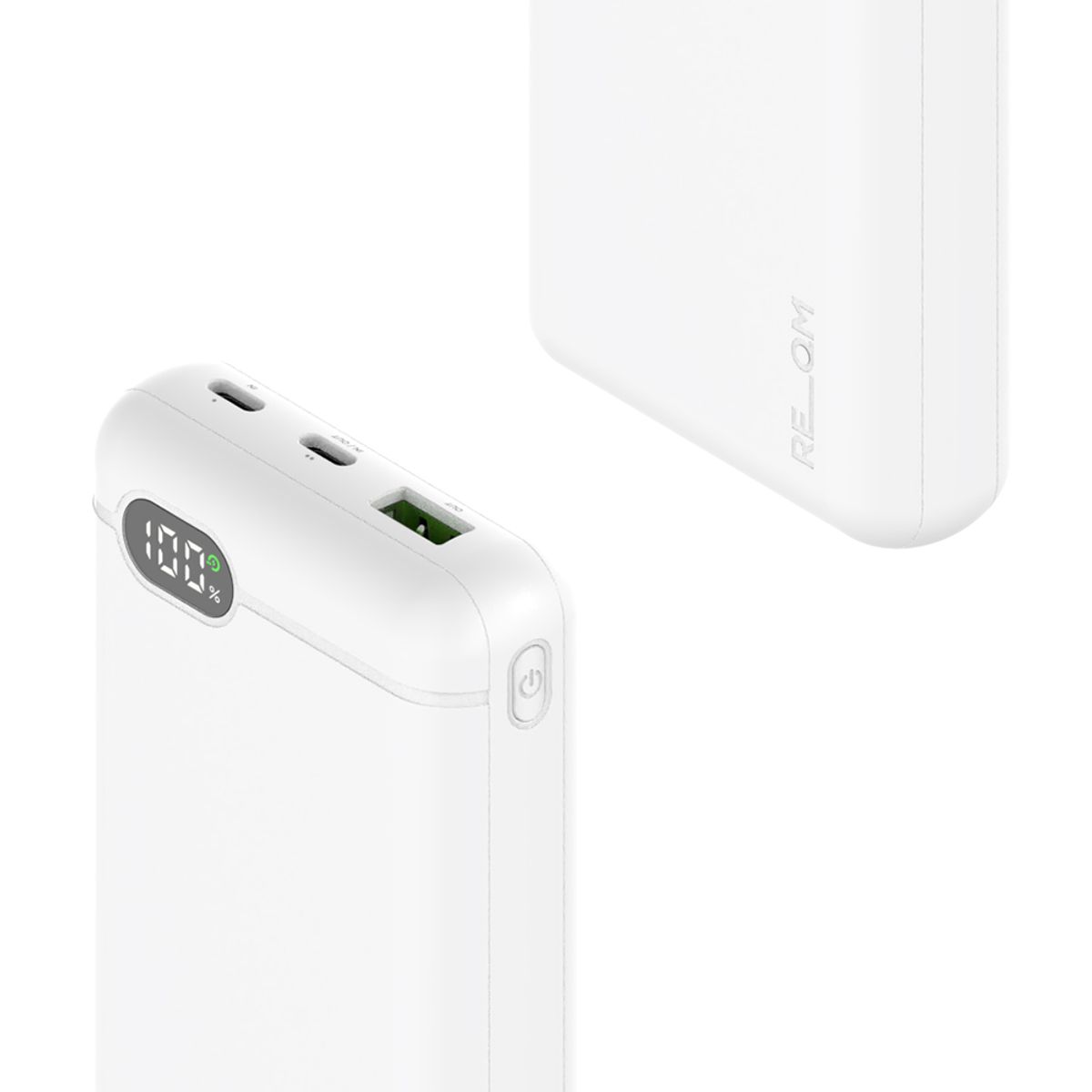 리큐엠(REQM) 20W 고속충전 잔량표시 20000mAh대용량 보조배터리 QP2000C