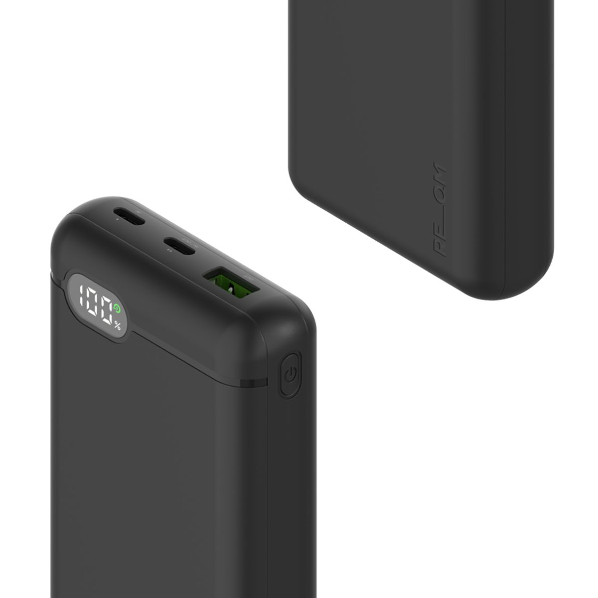 리큐엠(REQM) 20W 고속충전 잔량표시 20000mAh대용량 보조배터리 QP2000C