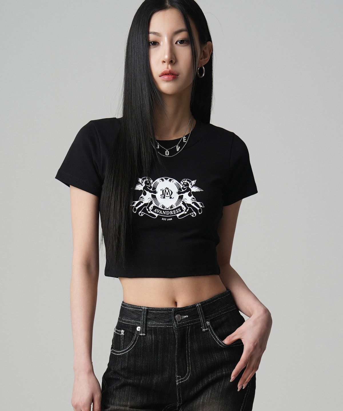 어반드레스(AVANDRESS) Angel Crop T-shirt - 3COL