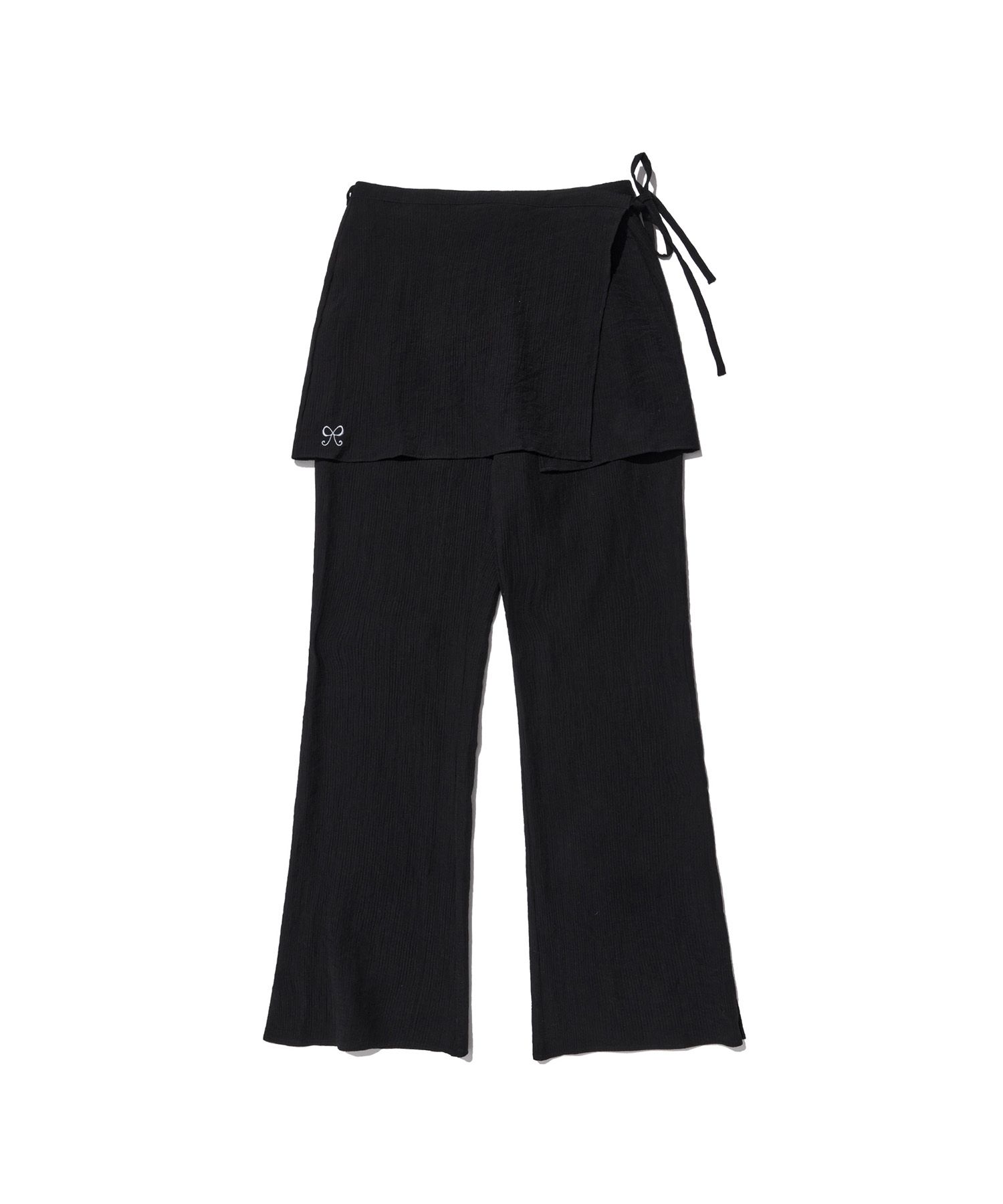 ★ MISEKI SEOUL★ Pleats skirt pants BLACK MSK252PT02BK MUSINSA | PIPPET 2-Way Layered Skirt Pants (black)