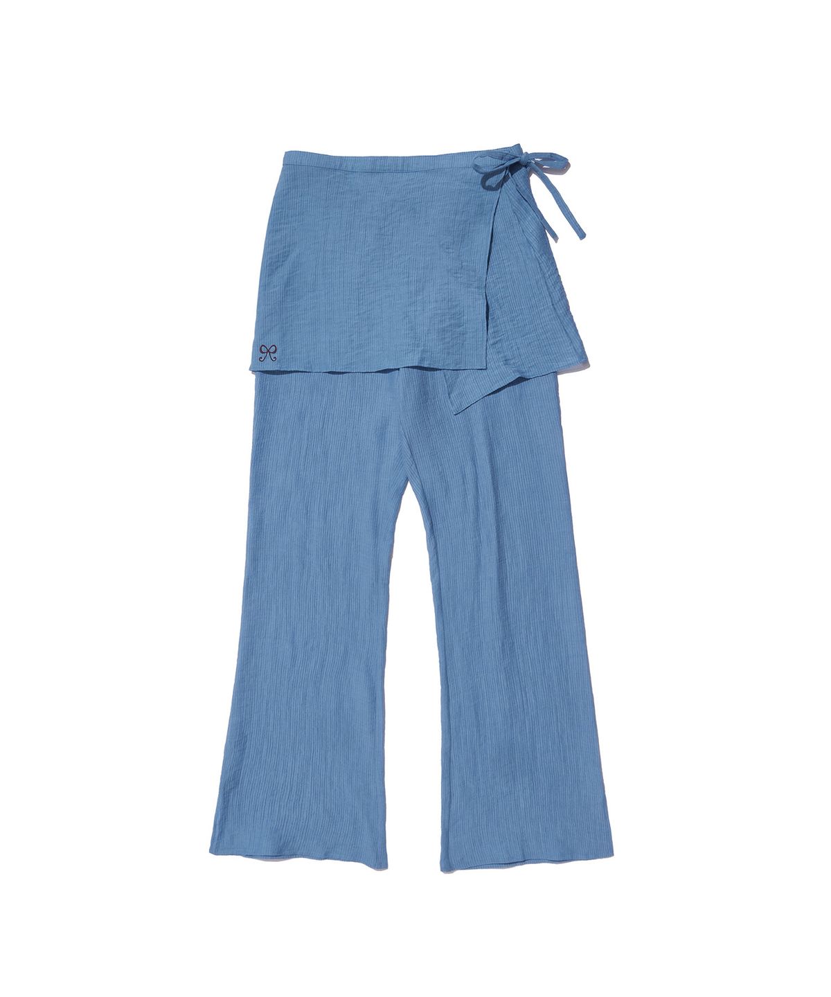 핍펫(PIPPET) 2-Way Layered Skirt Pants (sky blue)