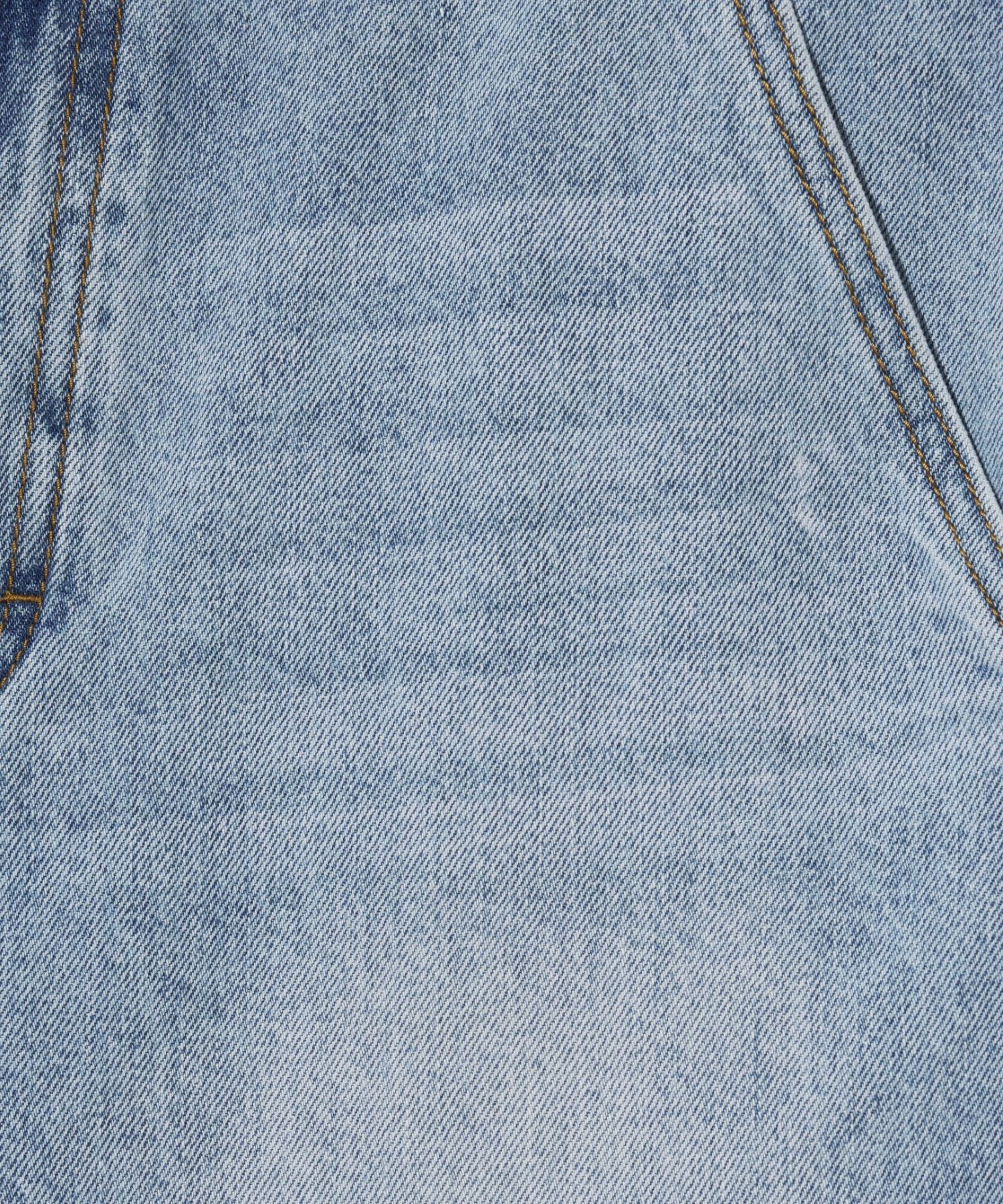 【SATUR】Tapered Relaxed Washed Denim Pants - Light Blue MUSINSA | SATUR tapered relax washed-out denim pants light blue