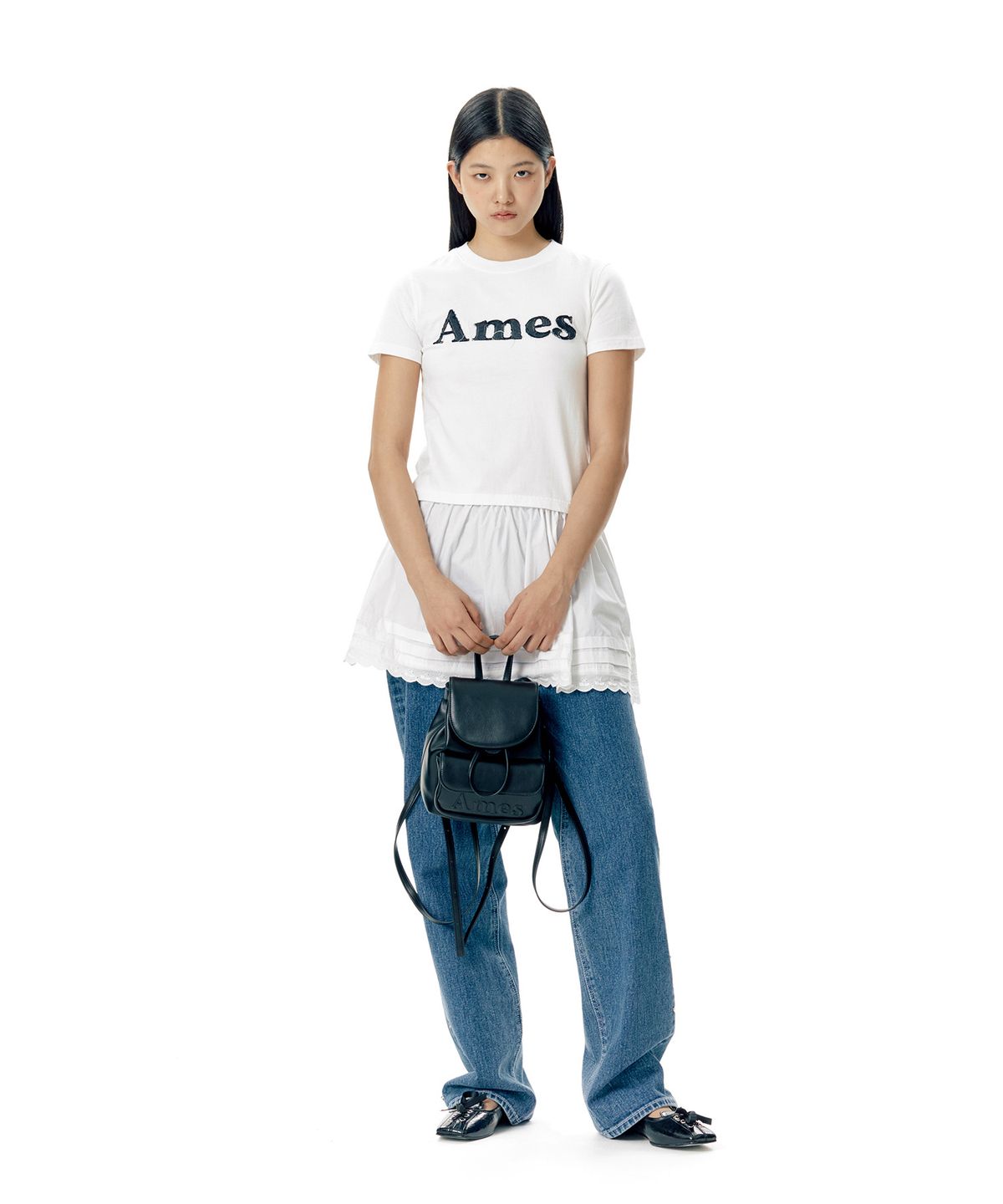 아메스 월드와이드(AMES-WORLDWIDE) AMES MINI BACKPACK BLACK (AM2ESUAB40A)