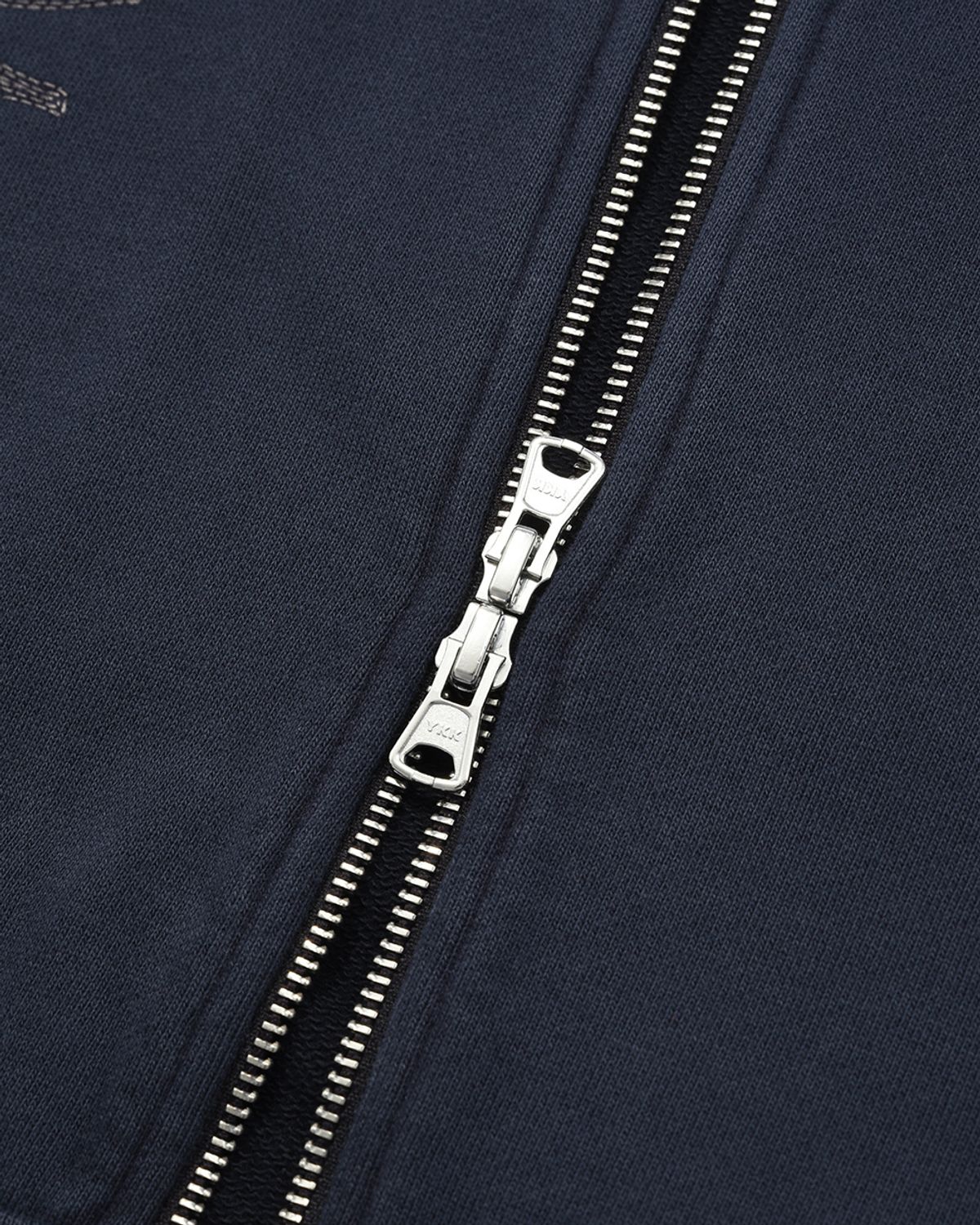 카락터(KARACTOR) Garment dyed hooded zip-up / Pigment navy