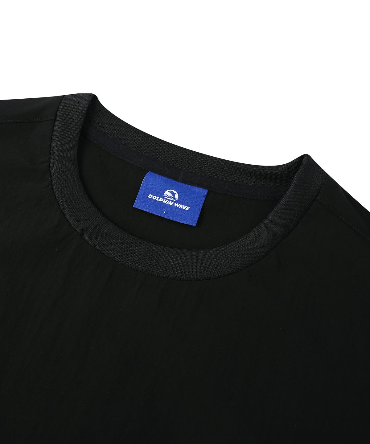 돌핀웨이브어패럴(DOLPHIN WAVE APPAREL) [세트] 돌핀 스트레치 우븐 반팔티셔츠 & 반바지 블랙