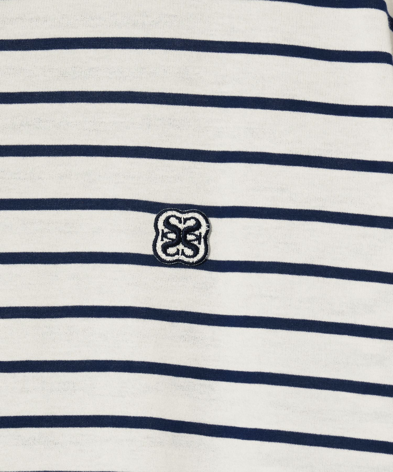 MUSINSA | SATUR All Day Cotton Stripe Short Sleeve T-shirt