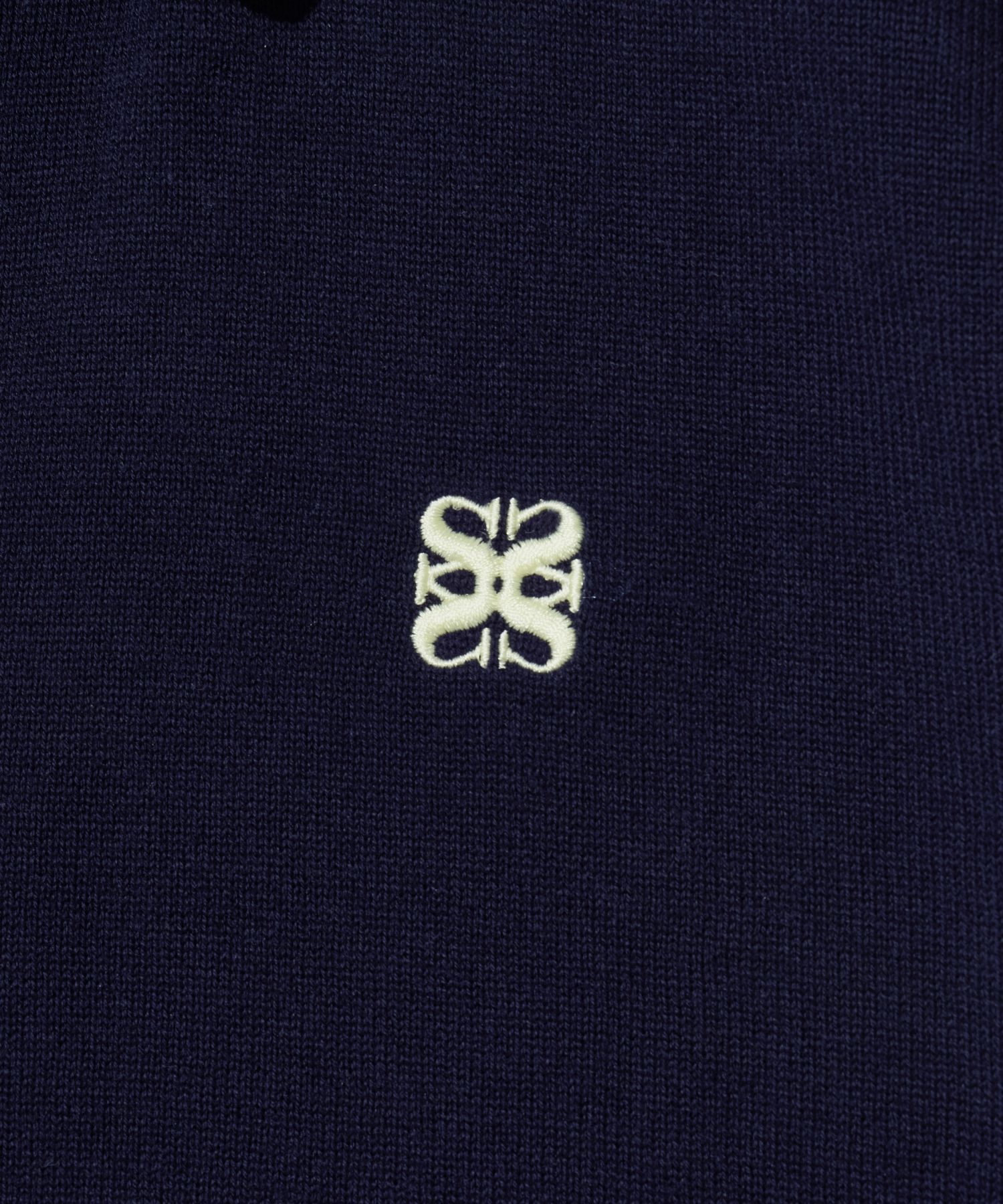 MUSINSA公式 | SATUR Basic Cotton Collar Half Cardigan